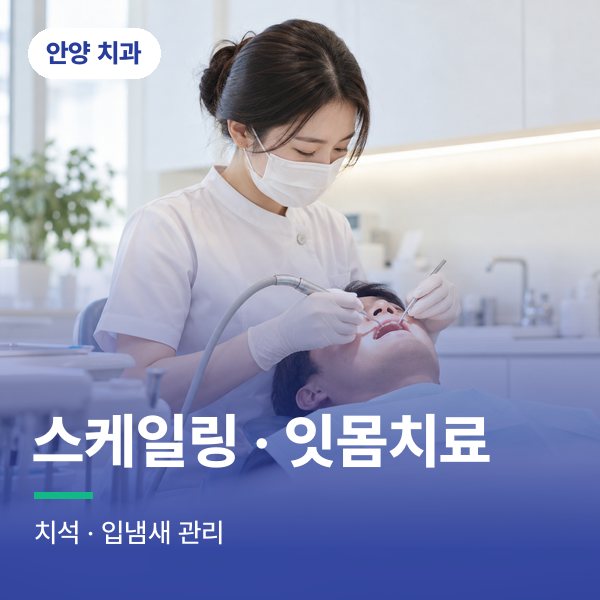 스케일링 · 잇몸치료